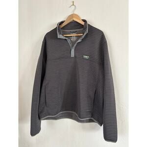Men’s XL LL Bean airlight knit pullover like new condition, gray, mock neck